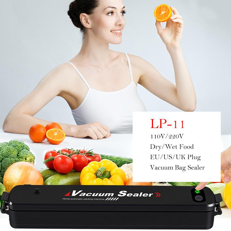 Vacuum Sealer 90W Automatic Food Packing Machine with 15pcs Vacuum Bags Best for Household Vacuum Sealing Machine Dry & Moist