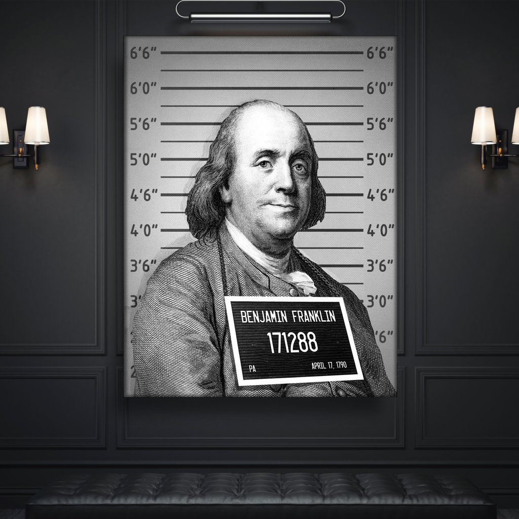 Unframed/Alec Monopoly "MUG SHOT MONEY ( BENJAMIN FRANKLIN ))",HD Canvas Print home decor wall art painting,office art culture
Unframed/Alec Monopoly "MUG SHOT MONEY ( BENJAMIN FRANKLIN ))",HD Canvas Print home decor wall art painting,office art culture