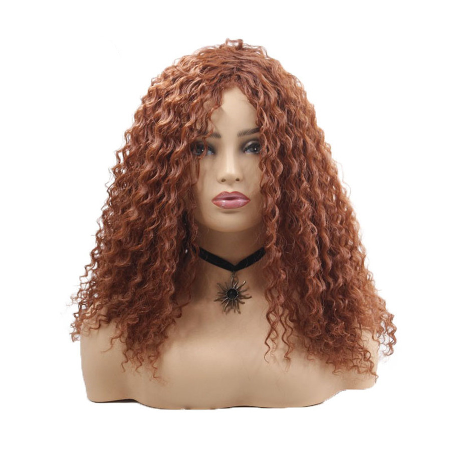 Synthetic Wigs Long Afro Kinky Curly Hair Wig Dark Brown for Black Women African Hairstyle High Temperature Fiber, 24inches;brown
Synthetic Wigs Long Afro Kinky Curly Hair Wig Dark Brown for Black Women African Hairstyle High Temperature Fiber, 24inches;brown