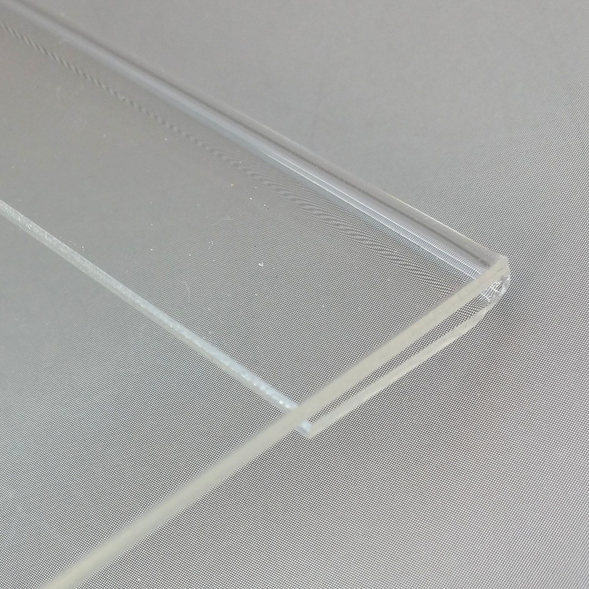 Acrylic T1.3mm Clear Plastic Table Sign Price Tag Label Display Paper Promotion Card Holders Small L Shape Stands 50pcs