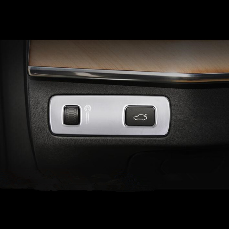 Chrome ABS Instrument Brightness Adjustment Trunk Switch Button Trim For Volvo XC90 S90 V90CC 2016-18
Chrome ABS Instrument Brightness Adjustment Trunk Switch Button Trim For Volvo XC90 S90 V90CC 2016-18