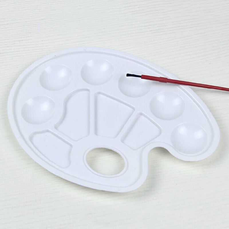 Plastic Drawing Tray Color Palette Art Paint For Oil Watercolour White Painting Pallet 10 Wells Design With Thumb Hole
Plastic Drawing Tray Color Palette Art Paint For Oil Watercolour White Painting Pallet 10 Wells Design With Thumb Hole