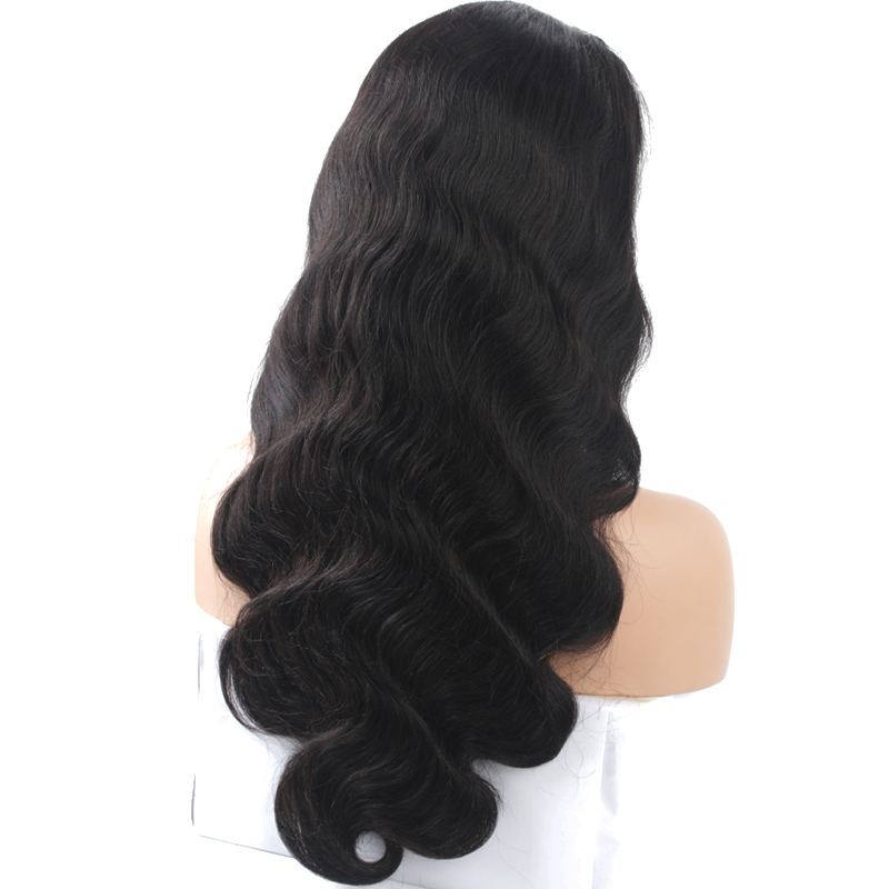 Full Lace Wig Body Wave Hair 20inch 22inch 24inch For Women With Baby Hair Brazilian Virgin Hair Lace Wigs Free Shipping