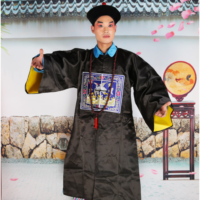 Qing dynasty official costumes ancient costume halloween Cosplay horro zombie show costumes ancient chinese stage performance costume
