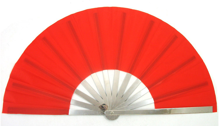 All stainless steel fan bones tai chi kung fu fan tieshan dance quinquagenarian fitness metal fan