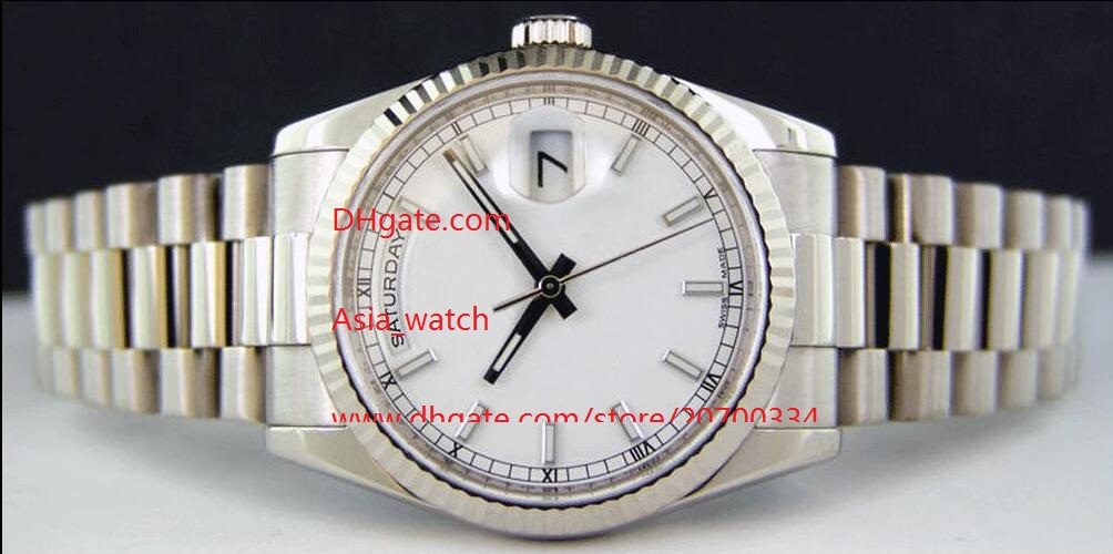 Top High Quality Sapphire DAYDATE 118239 PRESIDENT 18K WG white DIAL 36MM Automatic Men's Watch
Top High Quality Sapphire DAYDATE 118239 PRESIDENT 18K WG white DIAL 36MM Automatic Men's Watch