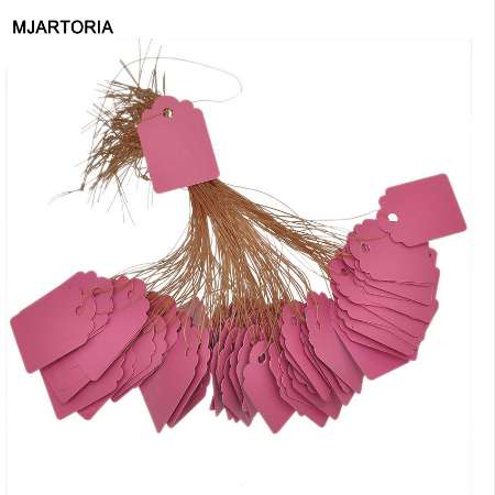 New 1Packet(about 100PCs) Pink Plastic Tags Price Display Price Labels Pricing Tags With Strings 36x25mm
New 1Packet(about 100PCs) Pink Plastic Tags Price Display Price Labels Pricing Tags With Strings 36x25mm