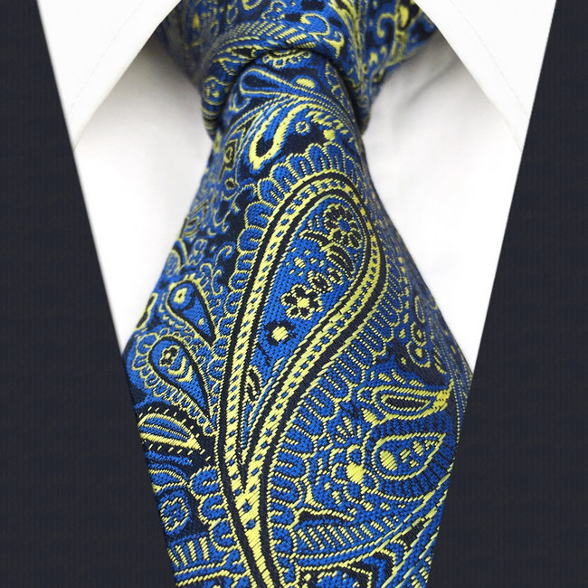 E13 Blue Yellow Paisley Silk Mens Necktie Wedding Classic Ties for male Classic Novelty Extra long
E13 Blue Yellow Paisley Silk Mens Necktie Wedding Classic Ties for male Classic Novelty Extra long