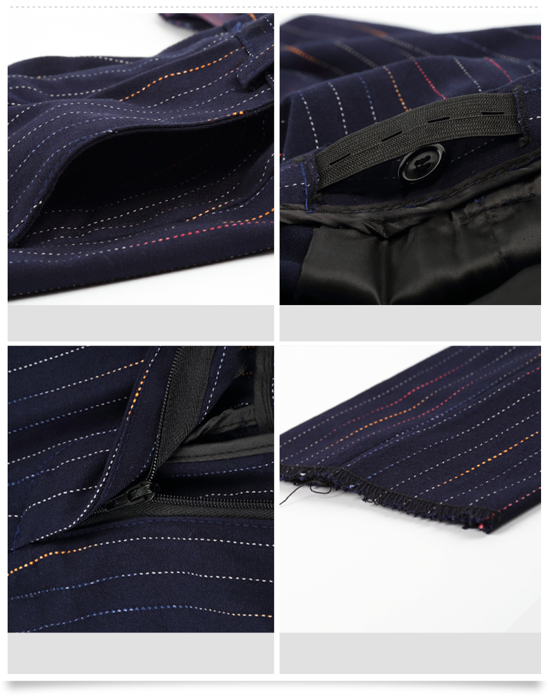 Good Looking Boys Wedding Attire Elegant Style Colour Stripe Performance Stage Show Boys Suits Peaked Lapel Three To Five Pieces Clothing