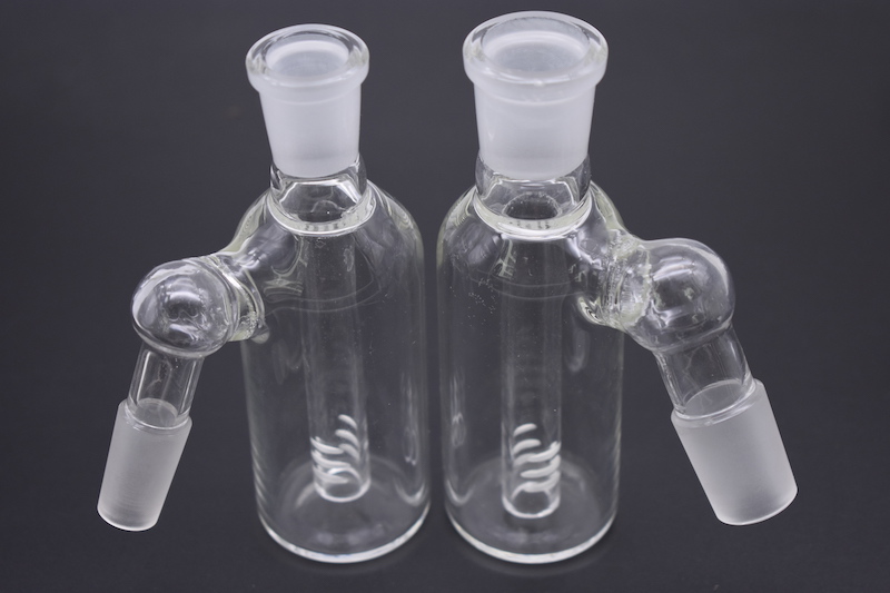 45 degree 14mm 18mm ashcatcher glass water pipes matrix percolator cheap ash catcher heady dab oil rig smoking water tobacco bong pipe