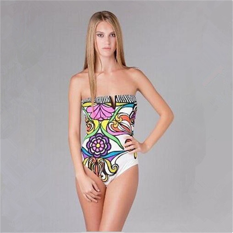 Nouvelle tendance femmes maillot de bain corps complet body fille maillot de bain une pièce sexy plage bikini coloré polyester élastique jaune ju