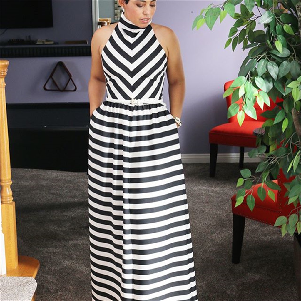 Pocket Long Maxi Dress 2018 CHEAPEST Ladies Dresses Summer Runway Dresses 2018 Women High Quality F0064 Halter Backless, White
Pocket Long Maxi Dress 2018 CHEAPEST Ladies Dresses Summer Runway Dresses 2018 Women High Quality F0064 Halter Backless, White