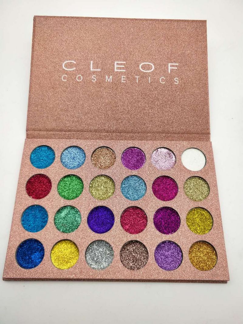 CLEOF cosmetic Pressed Glitter Eyeshadow Palette (24 Colors) - Highly Pigmented, Shimmery - Waterproof & Long-Lasting 12pcs/lot DHL free
CLEOF cosmetic Pressed Glitter Eyeshadow Palette (24 Colors) - Highly Pigmented, Shimmery - Waterproof & Long-Lasting 12pcs/lot DHL free