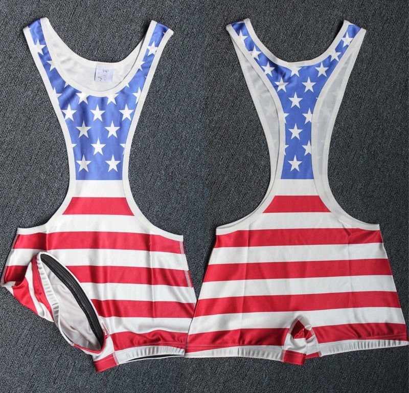 Mens American Flag Trunk Wrestling Singlet Gym Outfit Weight Lifting Outfits Tight Suit One-Piece Youth Wrestling Gear, Blue
Mens American Flag Trunk Wrestling Singlet Gym Outfit Weight Lifting Outfits Tight Suit One-Piece Youth Wrestling Gear, Blue