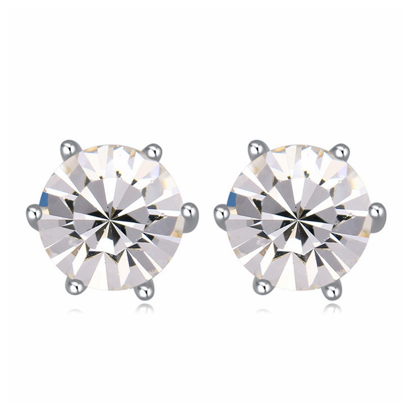 Round Crystal Earrings wedding jewelry for bridesmaid Orecchini Party Daily Jewelry 0.7CM Crystal from Swarovski, Golden;silver
Round Crystal Earrings wedding jewelry for bridesmaid Orecchini Party Daily Jewelry 0.7CM Crystal from Swarovski, Golden;silver