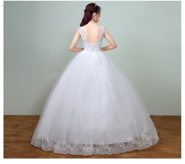 New Arrival Spring Pregnant Lace High Waist Wedding Dress 2018 vestidos de noiva V Neck Bridal Pregnant Women Dress