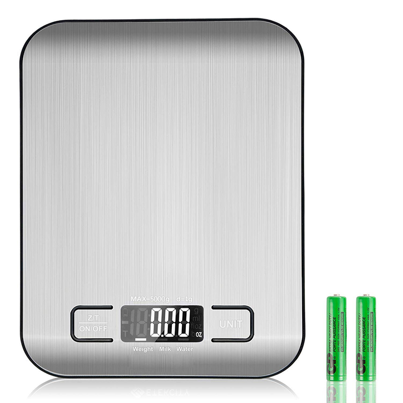 5000g 1g Digital Kitchen Scale Multifunction Electronic Food Scale for Baking and Cooking Stainless Steel Platform LCD Display Tare Function
5000g 1g Digital Kitchen Scale Multifunction Electronic Food Scale for Baking and Cooking Stainless Steel Platform LCD Display Tare Function