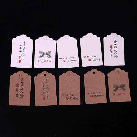100pcs Kraft Paper Lovely Gift Tags DIY Handmade Price Tags Bags Baking Packing Labels for Flower Cosmetics Jewelry bottle Drink
100pcs Kraft Paper Lovely Gift Tags DIY Handmade Price Tags Bags Baking Packing Labels for Flower Cosmetics Jewelry bottle Drink