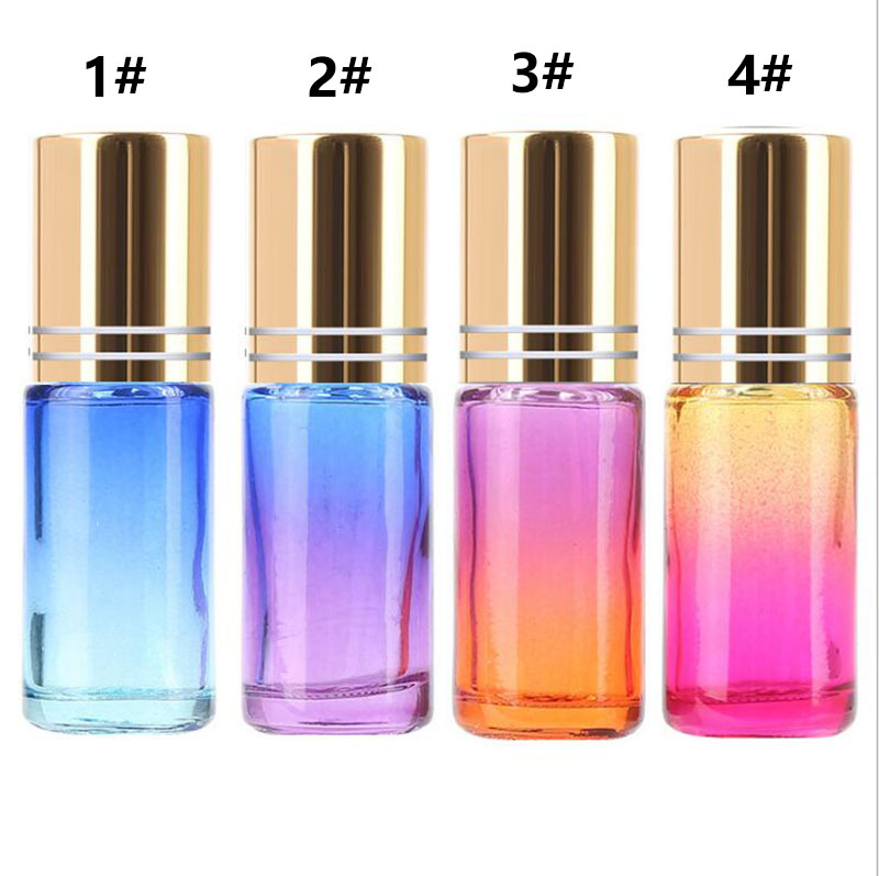 5ml 200Pcs/Lot Gradient Color Roll On Bottles Thick Glass Empty Refillable Fragrance Essential Oil Metal Roller ball Bottle Container For
5ml 200Pcs/Lot Gradient Color Roll On Bottles Thick Glass Empty Refillable Fragrance Essential Oil Metal Roller ball Bottle Container For