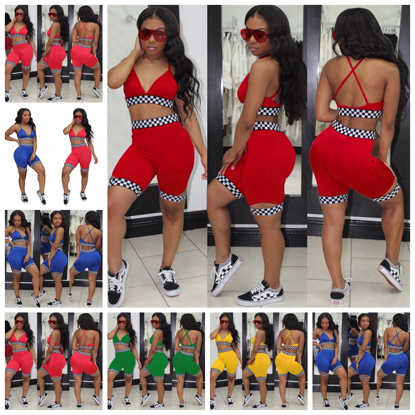 European fashion solid color black white grid elements exposed umbilical S, , L, XL, XXL,support mixed batch
European fashion solid color black white grid elements exposed umbilical S, , L, XL, XXL,support mixed batch