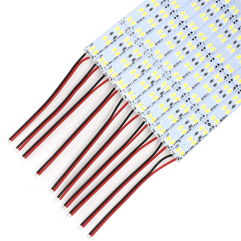 Double Row 1m DC 12V 144pcs * SMD 5630 5730 LED Bar Rigid LED Strip 100cm Cabinet Light White 50m/lot