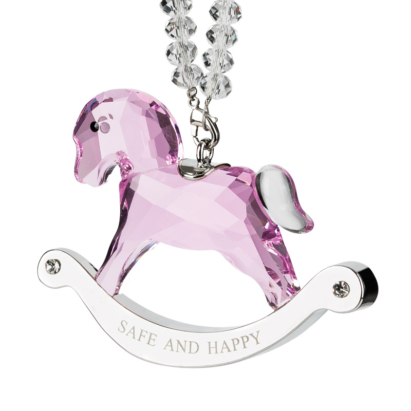 Pink Blue Clear Crystal Rocking Horse Ornament with Crystal Beads Chain for Kids Birthday Baby Shower Gift Home Decor DEC405
Pink Blue Clear Crystal Rocking Horse Ornament with Crystal Beads Chain for Kids Birthday Baby Shower Gift Home Decor DEC405