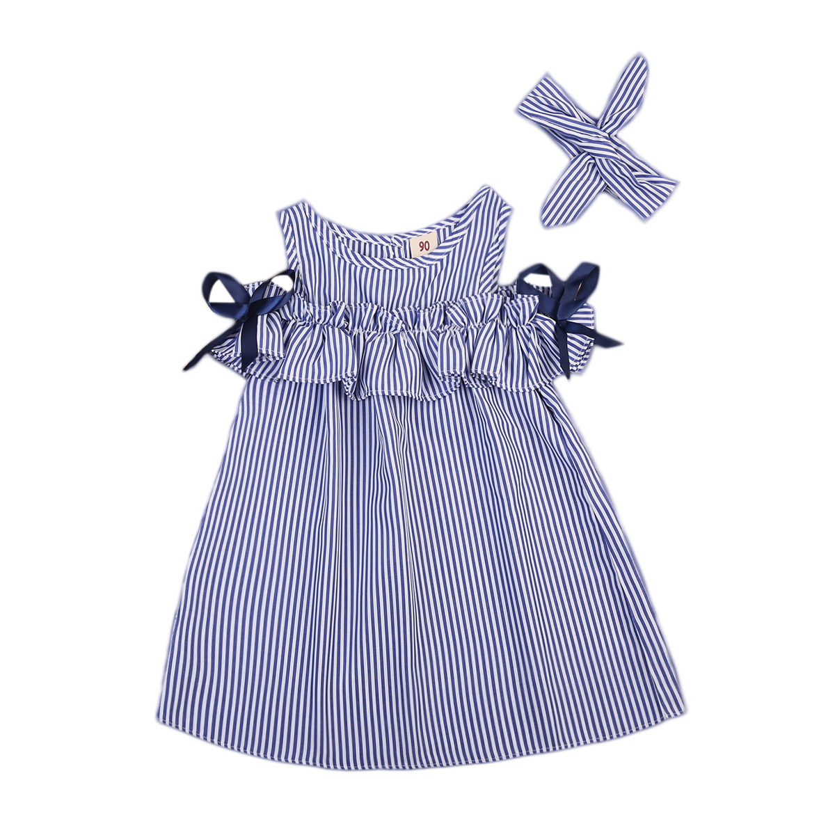 New Hot Summer Toddler Kids Baby Girls Lovely Clothes Blue Striped Off-shoulder Ruffles Party Gown Formal Dresses
New Hot Summer Toddler Kids Baby Girls Lovely Clothes Blue Striped Off-shoulder Ruffles Party Gown Formal Dresses