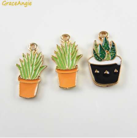 GraceAngie 10 pcs Handmade Creative Cactus Shape Enamel Necklace Charms Pendant Anklet DIY Jewelry Bracelet Crafts Accessories
GraceAngie 10 pcs Handmade Creative Cactus Shape Enamel Necklace Charms Pendant Anklet DIY Jewelry Bracelet Crafts Accessories