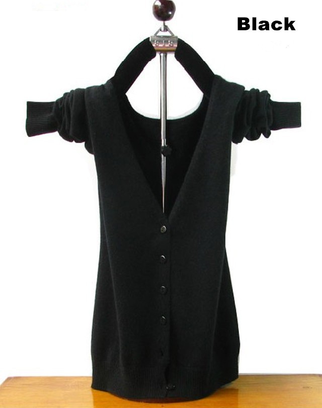 Free shipping Cashmere Cardigan V-Neck Sweater 2016 Autumn And Winter Female Long Sleeve Wool Knitted