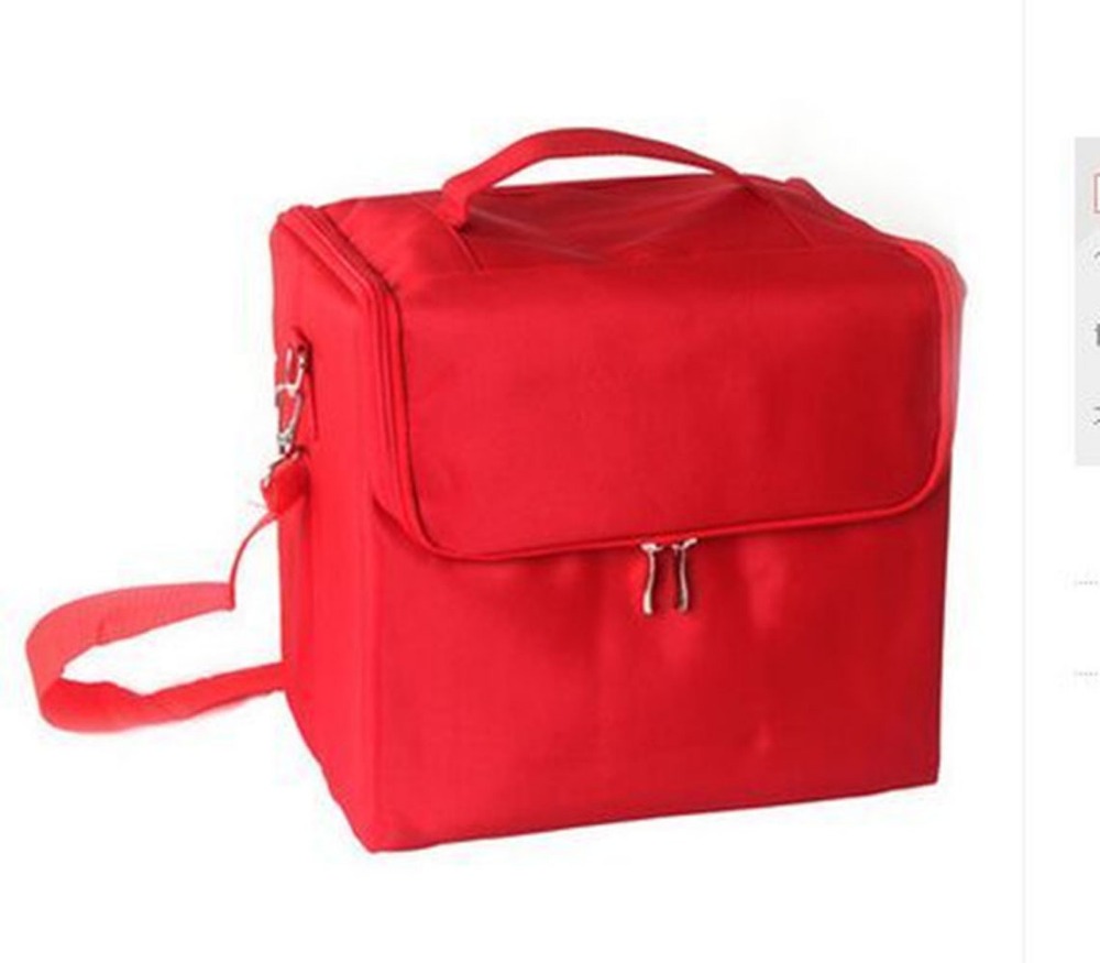 Multilayer Toolbox Suitcase Women Cosmetic Organizer Makeup Box Large Cosmetic Bag Professional Case Beauty Vanity Box