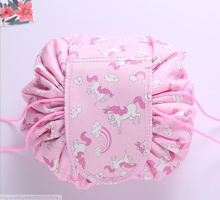 multi organizers drawstring cosmetic bag travel makeup drawstring storage bag beam magic pouch toiletry kit box wash bag 10pcs lot