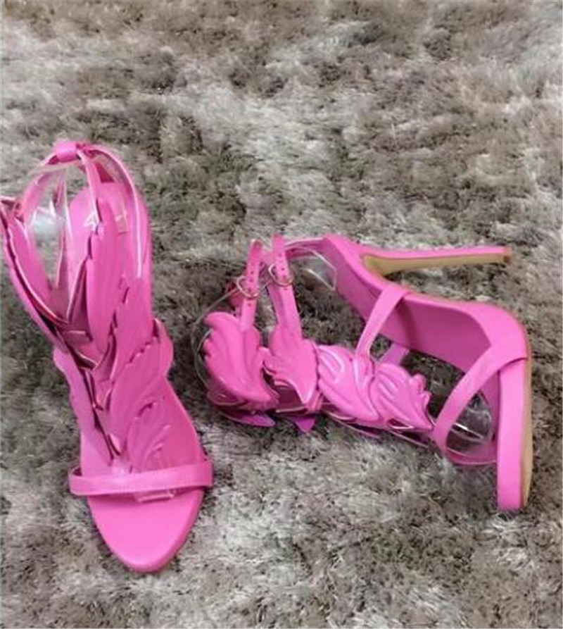 Brand Design Women Fashion Open Toe Leafs Stiletto Heel Sandals Cut-out Winged High Heel Gladiator Sandals Dress Shoes, Red
Brand Design Women Fashion Open Toe Leafs Stiletto Heel Sandals Cut-out Winged High Heel Gladiator Sandals Dress Shoes, Red