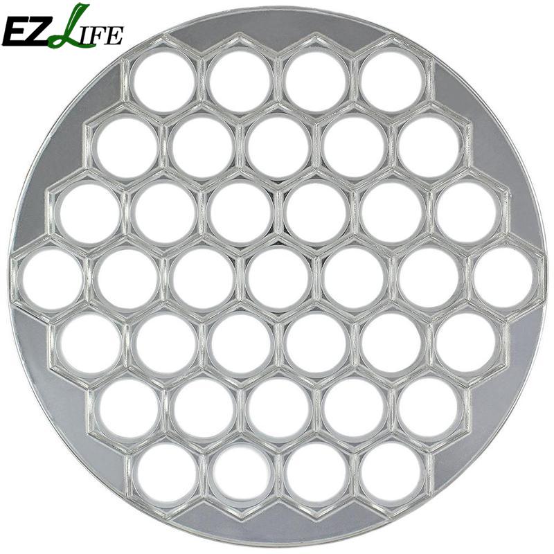 Diy Aluminum 37 Holes Dumpling Mould Tools Dumplings Maker Ravioli Mold Pelmeni Dumplings Tools Make Pastry Dumpling CHW8448