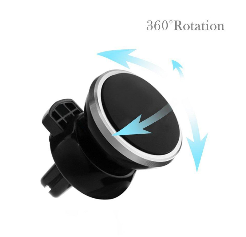Strong Magnetic Car Holder Air Vent Bracket Universal Mobile Phone GPS 360 Degree Rotation Mount