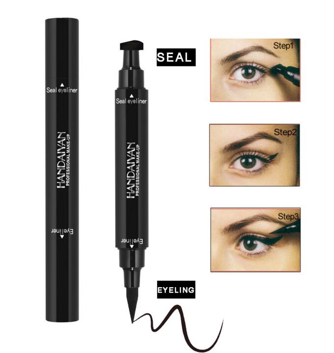 2018 new Liquid Eyeliner Stamp Pencils Long Lasting waterproof Eye Liner stamp seal double-ended with black color
2018 new Liquid Eyeliner Stamp Pencils Long Lasting waterproof Eye Liner stamp seal double-ended with black color