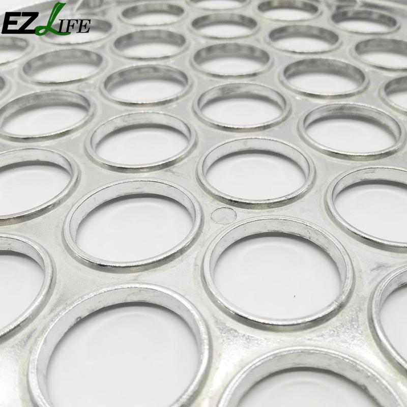 Diy Aluminum 37 Holes Dumpling Mould Tools Dumplings Maker Ravioli Mold Pelmeni Dumplings Tools Make Pastry Dumpling CHW8448