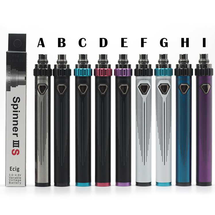 ESAM-T Spinner 3S Battery Bottom Charge Batteries 1600mAh Vape Pen E Cigarette Voltage Adjustable Battery Micro USB Charging
ESAM-T Spinner 3S Battery Bottom Charge Batteries 1600mAh Vape Pen E Cigarette Voltage Adjustable Battery Micro USB Charging