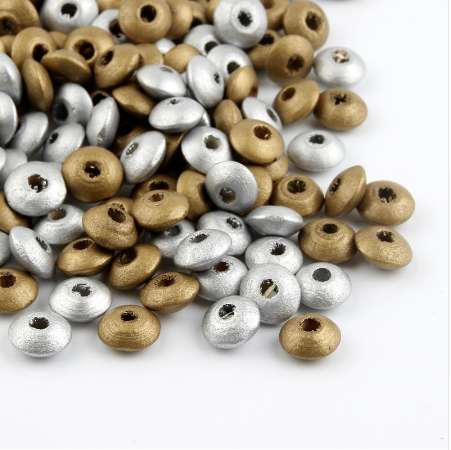 100pcs Wooden Spacer Beading Beads for Bracelet Necklace DIY Crafts Gold/Silver 12x5mm Wood Beads
100pcs Wooden Spacer Beading Beads for Bracelet Necklace DIY Crafts Gold/Silver 12x5mm Wood Beads