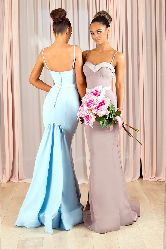 Mermaid Pretty Country Bridesmaids Dresses Spaghetti Straps Wedding Guest Dress Satin Or Length Cheap Long Maid Of Honor Gowns