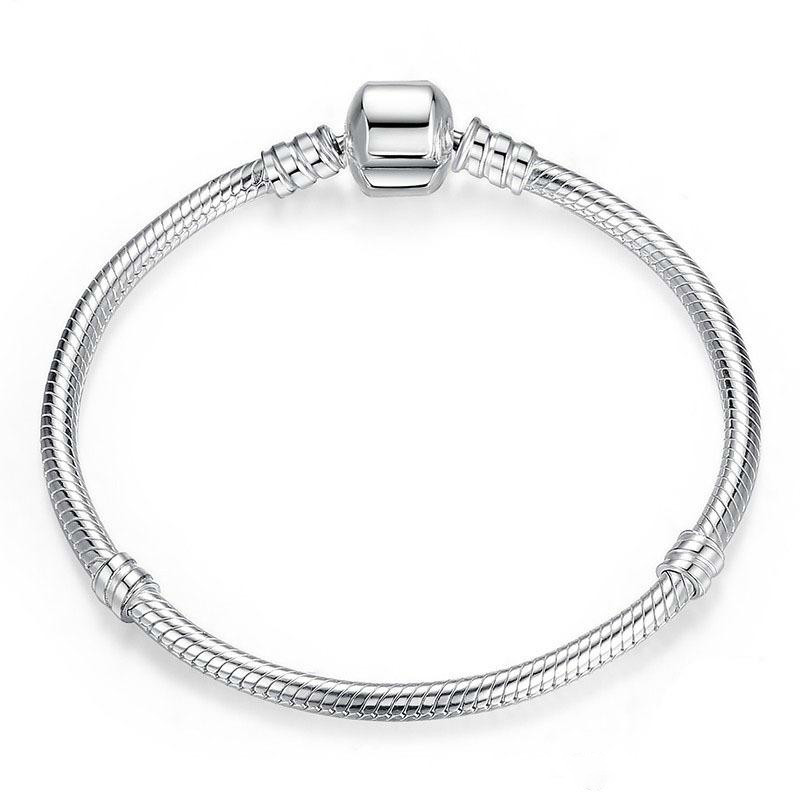 (In stock)Factory Wholesale 925 Sterling Silver Bracelets 3mm Snake Chain Fit Pandora Charm Bead Bangle Bracelet Jewelry Gift For Men Women
(In stock)Factory Wholesale 925 Sterling Silver Bracelets 3mm Snake Chain Fit Pandora Charm Bead Bangle Bracelet Jewelry Gift For Men Women