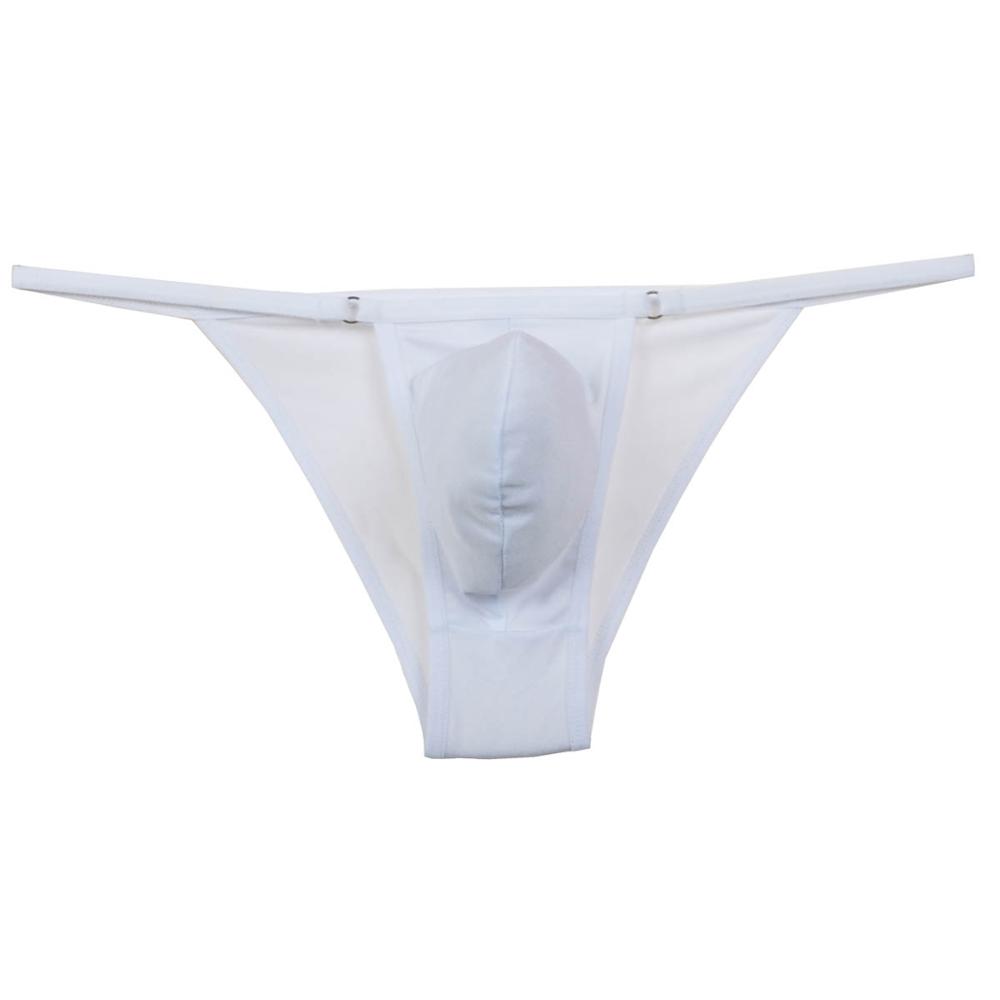 Iron Hoop Decorations Sexy Men's Briefs Undershorts Male Underpants Men Underwear Enhanced Protruding Penis Pouch Brief Smooth