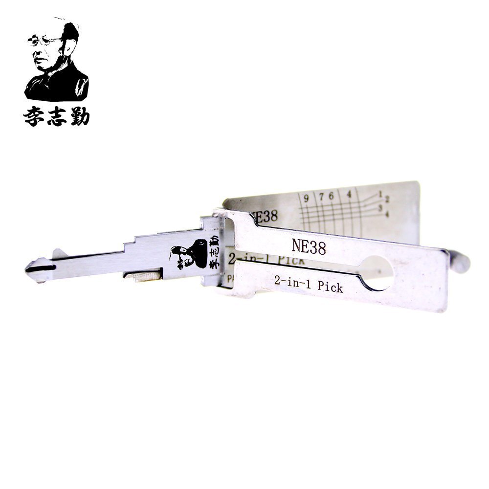 Original Lishi 2 in 1 NE38 lock pick and decoder together 2 in 1 used for Honda, Ford, Nissan, Land Rover and other models
Original Lishi 2 in 1 NE38 lock pick and decoder together 2 in 1 used for Honda, Ford, Nissan, Land Rover and other models