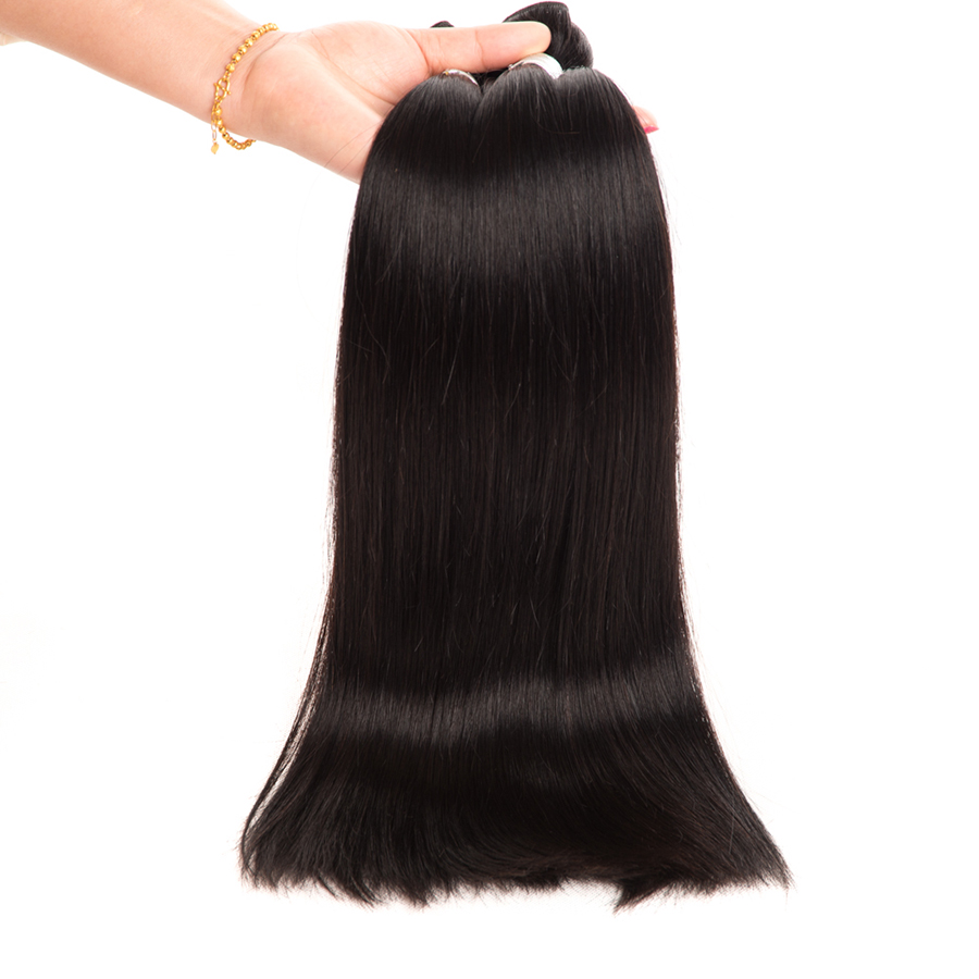 Peruivan Malaysian Indian Brazilian Hair Bundles Unprocessed Straight 9A Human Hair Weave 3pcs Dyeable Hair Extensions Double Weft For Sale