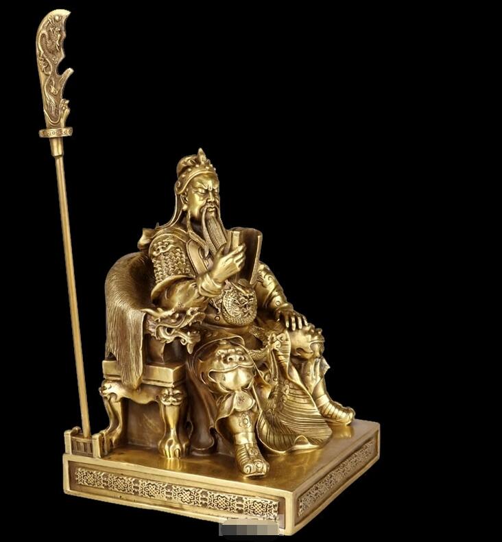 Bronze Tree Opening Spring and Autumn Period Guan Gong Copper Statue Wu Cai Shen Guan Erye Reading Book Guan Gong Statue Lucky Decoration
Bronze Tree Opening Spring and Autumn Period Guan Gong Copper Statue Wu Cai Shen Guan Erye Reading Book Guan Gong Statue Lucky Decoration