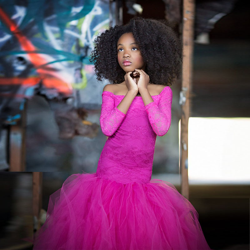 Lace Tulle Mermaid Flower Girls Dresses Off The Shoulder Long Sleeves Floor Length Purple Children Kids Wedding Birthday Party Dresses, Green
Lace Tulle Mermaid Flower Girls Dresses Off The Shoulder Long Sleeves Floor Length Purple Children Kids Wedding Birthday Party Dresses, Green