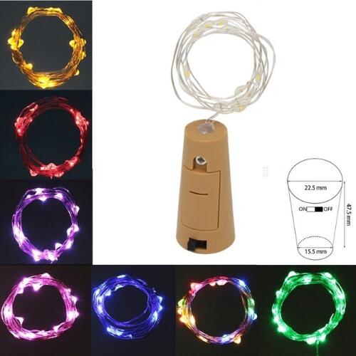 2M 20 LED Bottle Stopper String lights Silver Wire Fairy Light Glass Wine Cork Shaped Lamp Christmas Party Wedding Decoration
2M 20 LED Bottle Stopper String lights Silver Wire Fairy Light Glass Wine Cork Shaped Lamp Christmas Party Wedding Decoration