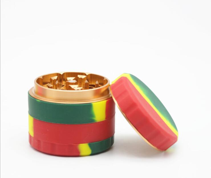 Silicone Dia 63mm 4 Layer herb Grinder Aluminum Alloy Grinders Metal Tobacco Herb Spice Crusher Smoking Accessories Tools Case
Silicone Dia 63mm 4 Layer herb Grinder Aluminum Alloy Grinders Metal Tobacco Herb Spice Crusher Smoking Accessories Tools Case