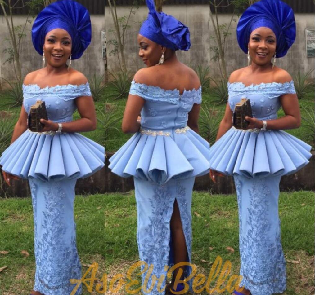 Plus Size Evening Dresses Off The Shoulder Floor Length Luxury Ruffle Lace Appliques Prom Dress Party Wear Arabic Formal Occasion Gowns