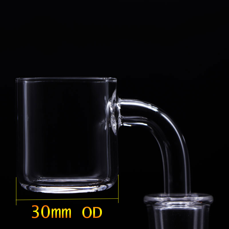 3mm Thick Flat Top Quartz Banger Nail With 30mm OD Female Male 10mm 14mm 18mm 45 90 Quartz Banger For Glass Bongs
3mm Thick Flat Top Quartz Banger Nail With 30mm OD Female Male 10mm 14mm 18mm 45 90 Quartz Banger For Glass Bongs