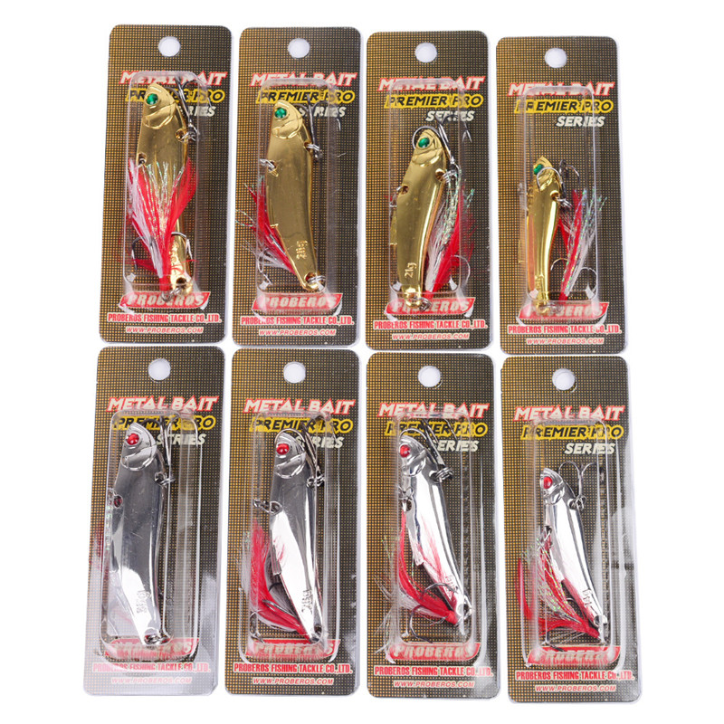 Brand Metal Jigs VIB Crankbaits BKB Hooks with Feather 14g 21g 28g 35g Silver Gold Iron Minnow Spinnerbaits Fishing Lure
Brand Metal Jigs VIB Crankbaits BKB Hooks with Feather 14g 21g 28g 35g Silver Gold Iron Minnow Spinnerbaits Fishing Lure